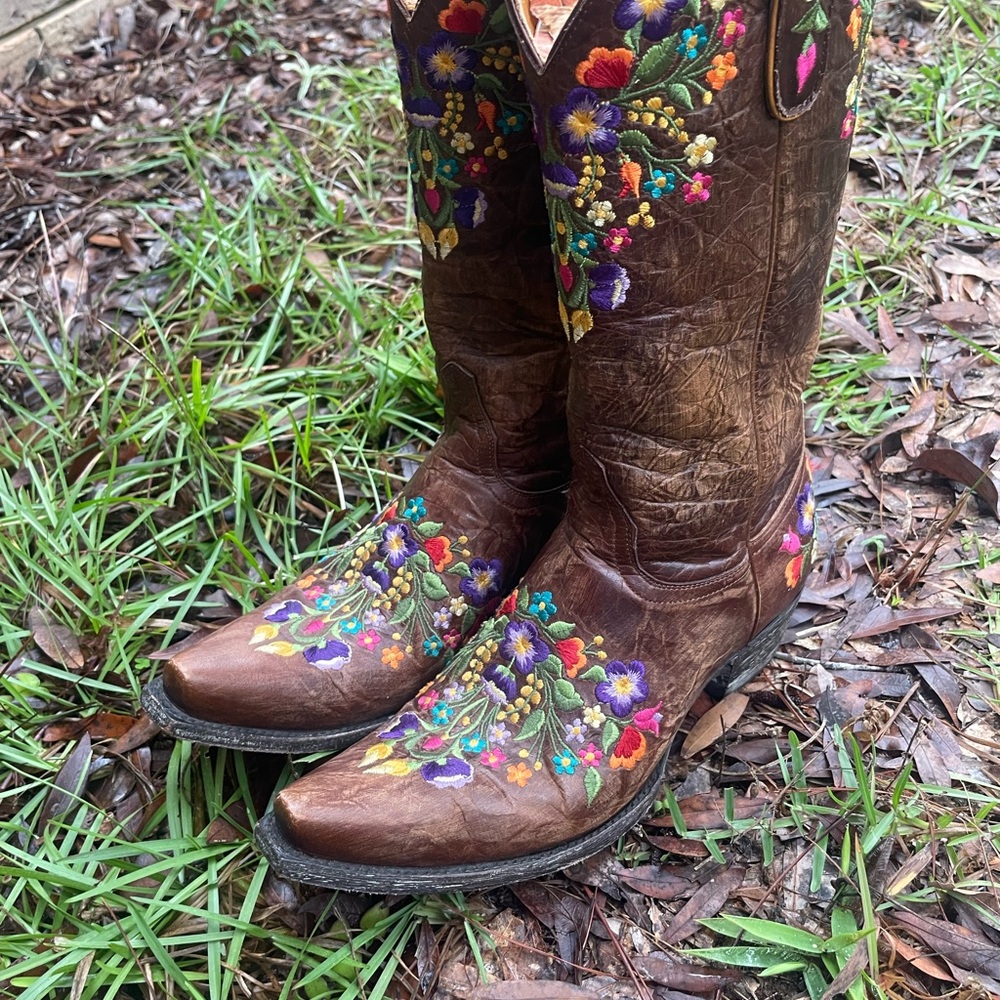 Old gringo embroidered boots - Picture 2 of 6